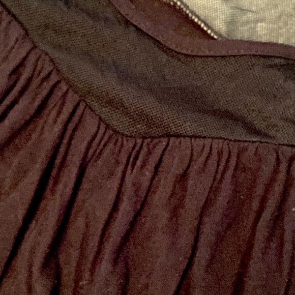 Layered slinky ruffle 3 tier sheer cut tank tunic super chic and fancy blouse - Picture 3 of 7